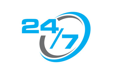 Service waiting time icon design vector