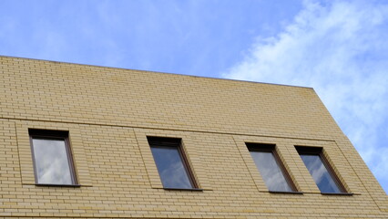 
Elements and details of the facade of the house in the cities of Russia
