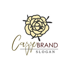 Illustration vector graphic of flower logo good for boutique, salon and spa logo
