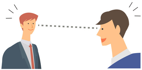 オンライン　英会話　ベクター　イラスト