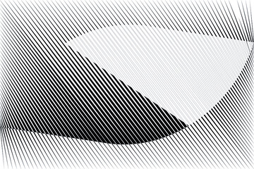 Abstract halftone lines background, geometric dynamic patttern, vector modern design texture.