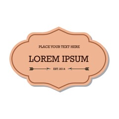 vintage label