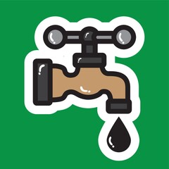 oil drop and pipe line