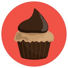 chocolate coffee cupcake