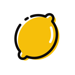 Vector illustration of lemon