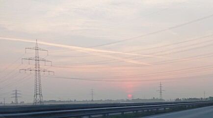 Sonnenaufgang, pastell