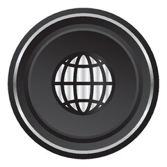 Fototapeta na wymiar global button