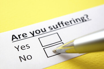 Obraz premium Questionnaire