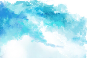水色の水彩テクスチャ