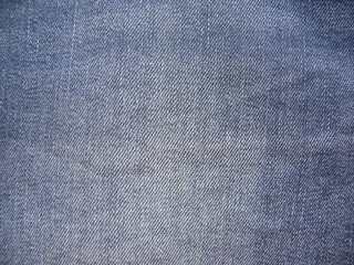 Fototapeta na wymiar Faded blue color jeans textured background