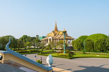 The royal palace in Cambodias capital Phnom Penh