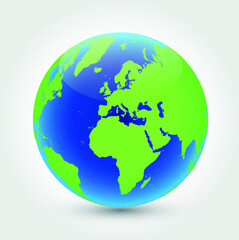 Planet Earth globe icon