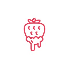 strawberry dipped in chocolate