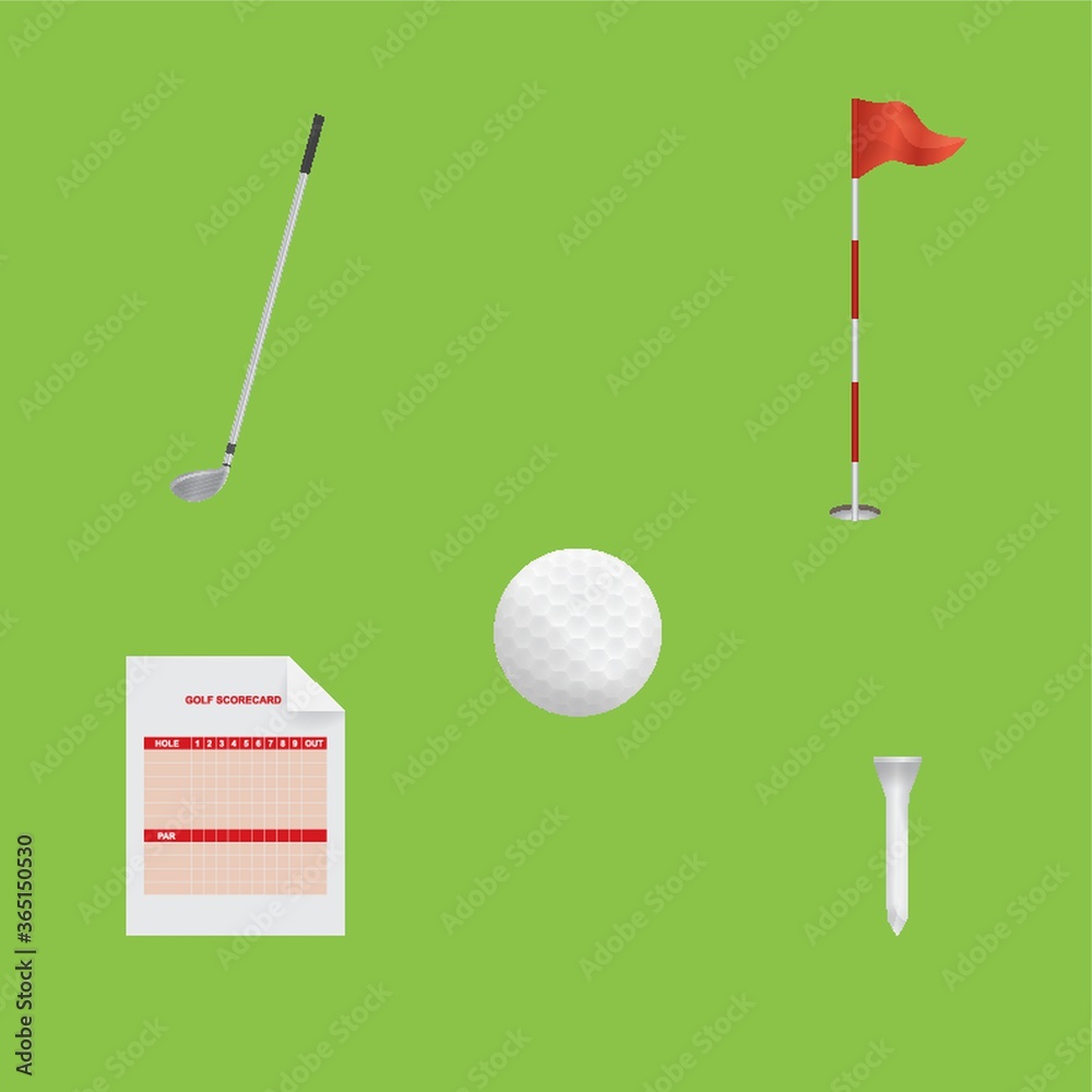 Canvas Prints golf equipment