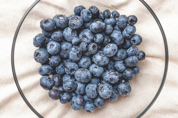 Fresh and sweet Blueberries. Summer shot.
