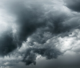 Fototapeta premium Stormy clouds background