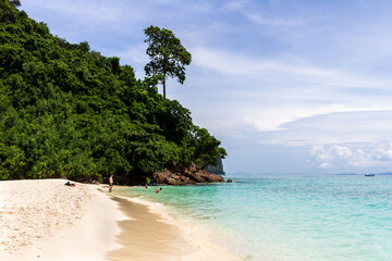 The stunning Bamboo Island close to Koh Phi Phi in Thailand
