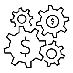 Business and Finance icon vector