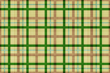 Textile fashion print. Linen fabric texture with geometric pattern. Cotton fabric background illustration