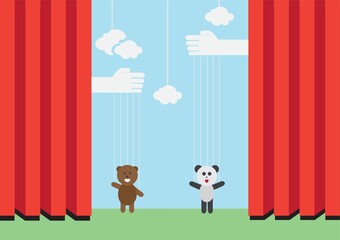 puppets stage performance