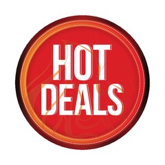 hot deals label