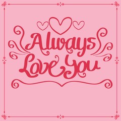 always love you card
