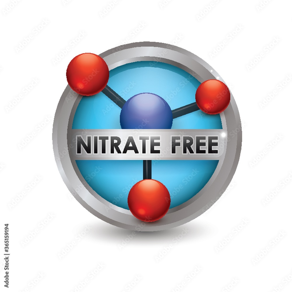 Poster nitrate free label