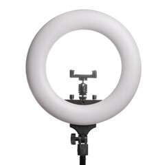 ring lamp on white background isolate