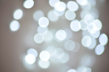 Obraz premium Blurred images from the lamp in the bedroom