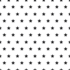 Vector seamless star pattern, star background.