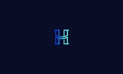 Abstract, Creative, Minimal and Unique Alphabet letter H logo