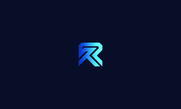 Abstract, Creative, Minimal and Unique Alphabet letter R logo