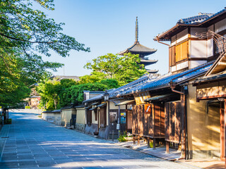 Naklejka premium 京都 祇園 ねねの道