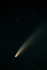 Astrophotography Comet NEOWISE on night sky © Artem Orlyanskiy