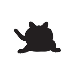 silhouette of a cat