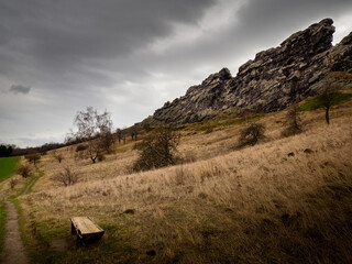Devils Wall trail in Harz Germany