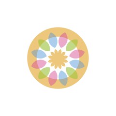 Obraz premium geometric flower design