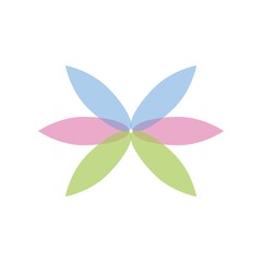 geometric flower design