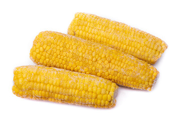 Frozen corn cob