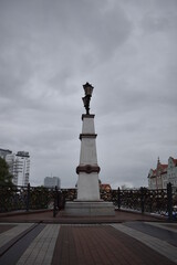 Fototapeta na wymiar Monument in Königsberg, Russia