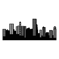 Obraz premium city silhouette