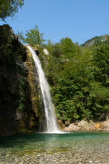 waterfall in italy