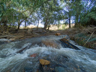 Water going down the Lucainena river