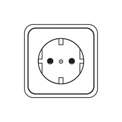 2-pin electrical socket