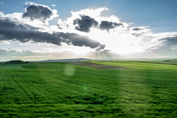 Fields in Lower Austria in spring