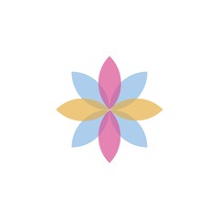 geometric flower design