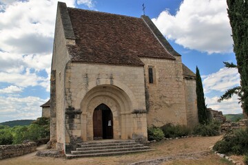 Fototapeta na wymiar Eglise de creysse (Dordogne)