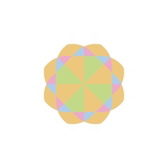 geometric flower design