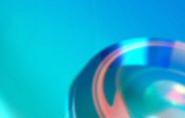 Abstract blue background with circles