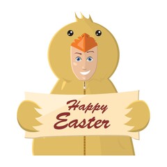 happy easter card